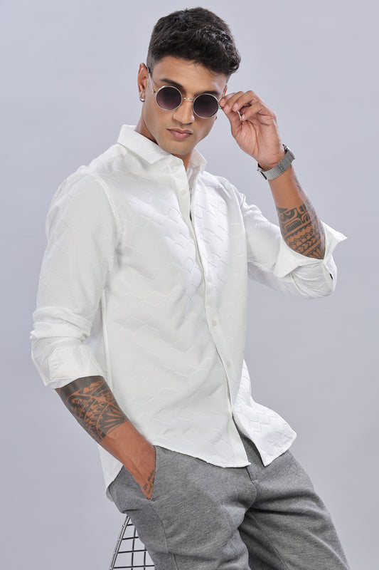 SpectraGrid Oldlove White Shirt