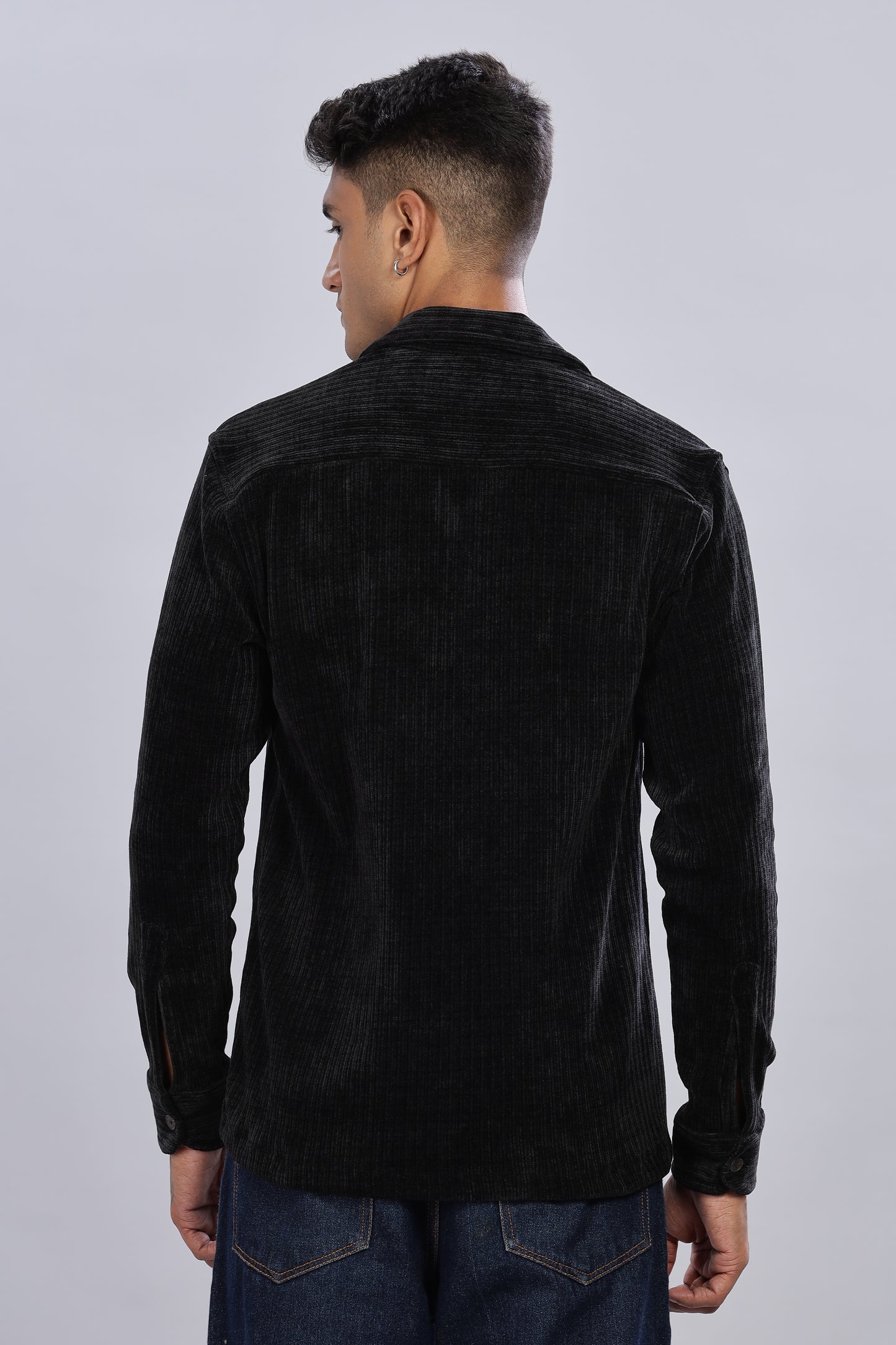 Black pearl Corduroy  Shacket