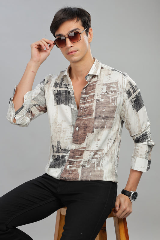 Concrete Mirage Print Shirt