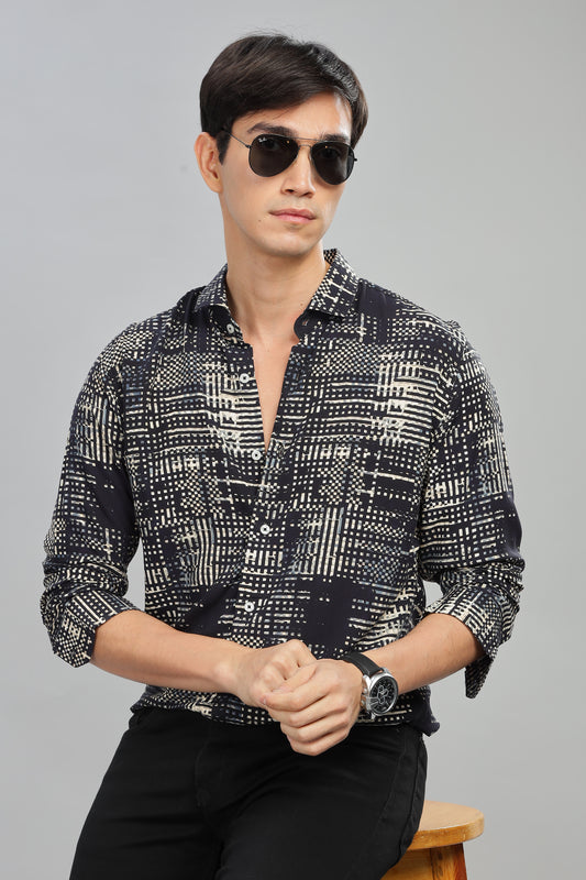 Shadow Circuit  Print Shirt
