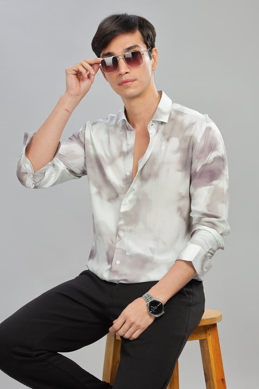 Misty Drift Print  Shirt