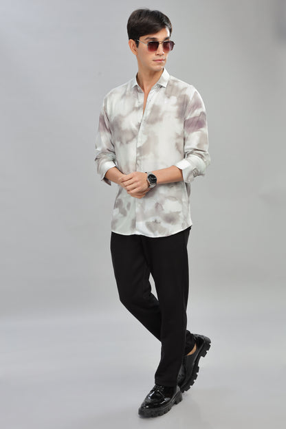 Misty Drift Print  Shirt