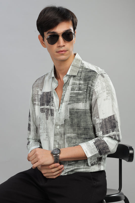 Urban Echo Print Shirt