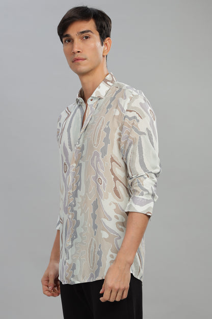 Mirage Cartograph Print Shirt