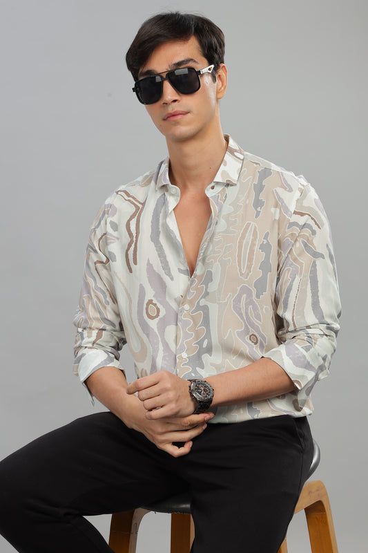 Mirage Cartograph Print Shirt