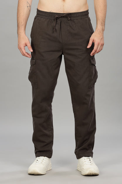 Oldlove Brown Baggy Pant