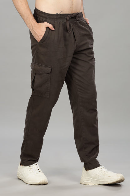 Oldlove Brown Baggy Pant