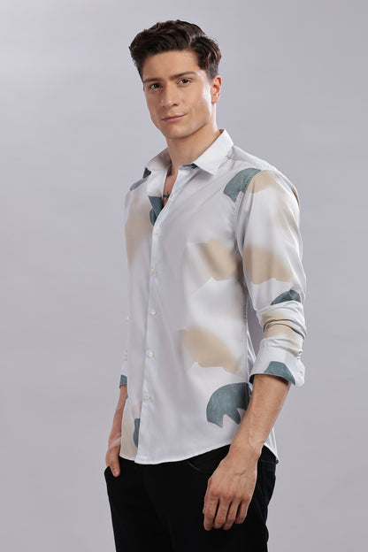 Cedar Satin Printed shirts