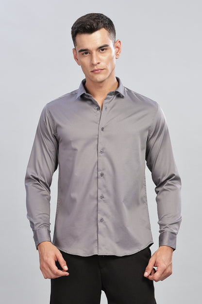 Charcoal Grey Formal Shirt