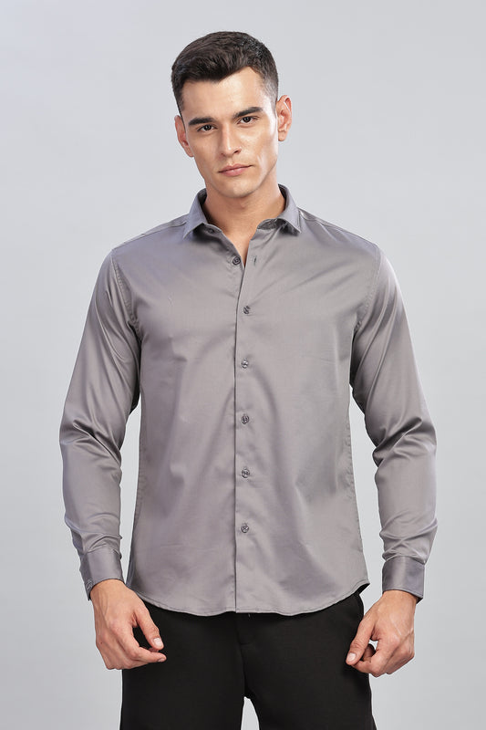 Charcoal Grey Formal Shirt