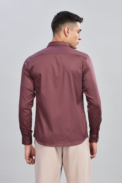 Rich Maroon Formal Shirt