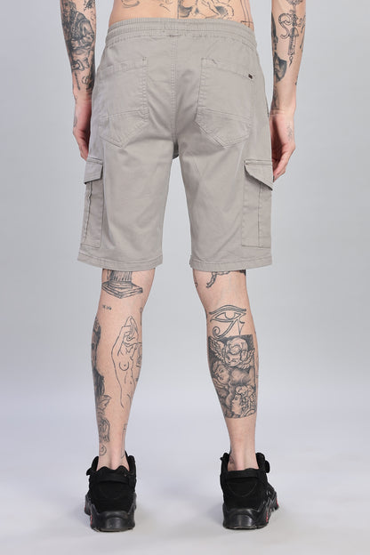 Oldlove Smoke Gray Cargo Shorts