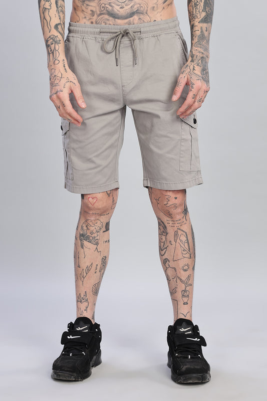 Oldlove Smoke Gray Cargo Shorts