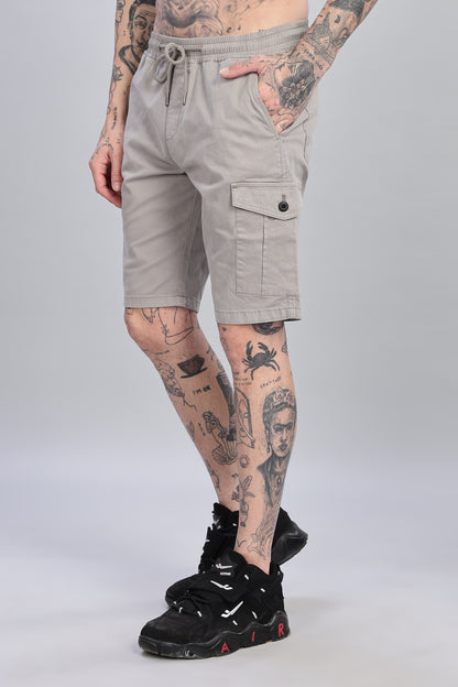 Oldlove Smoke Gray Cargo Shorts