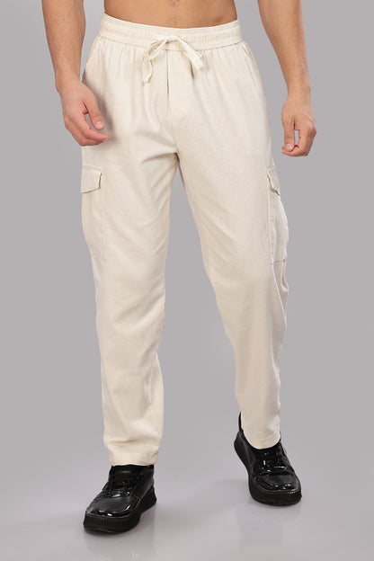Off-White Relaxed Fit Korean Trousers