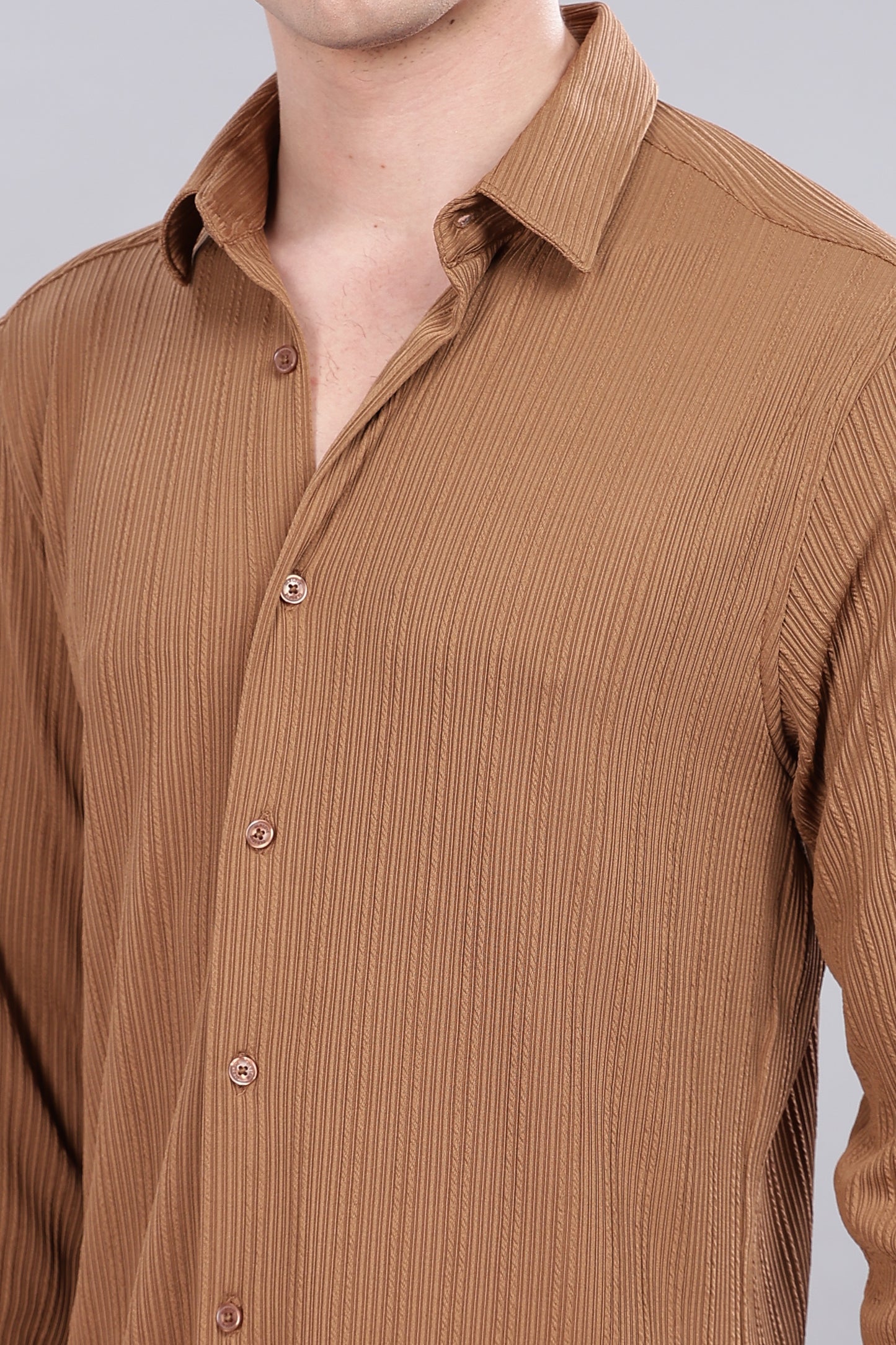 Pleat-Creased Shirt