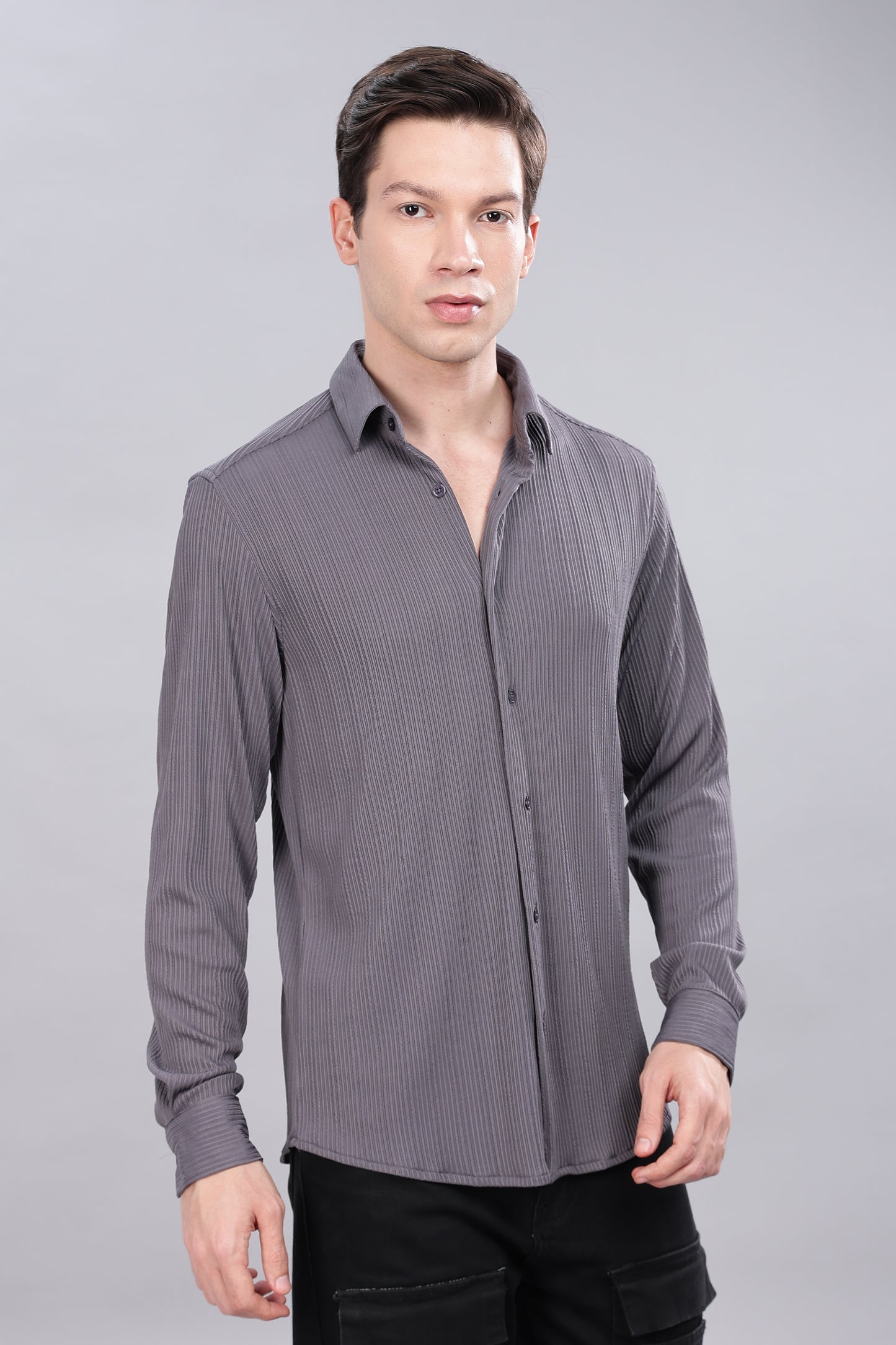 Pleat-Creased Shirt