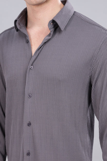 Pleat-Creased Shirt