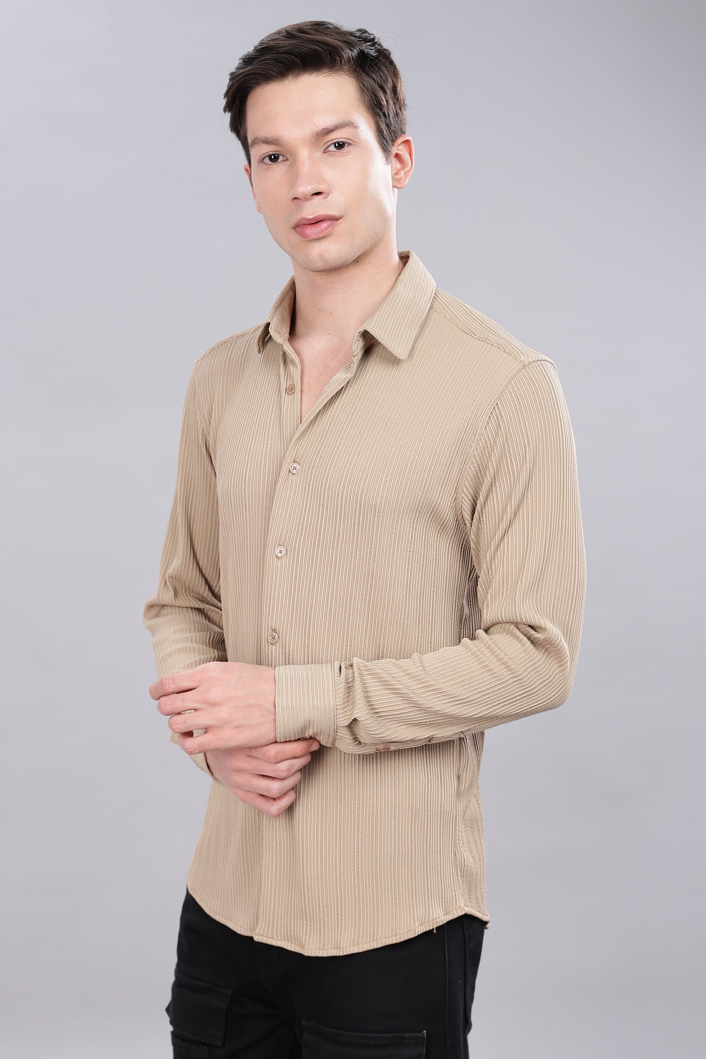 Pleat-Creased Shirt