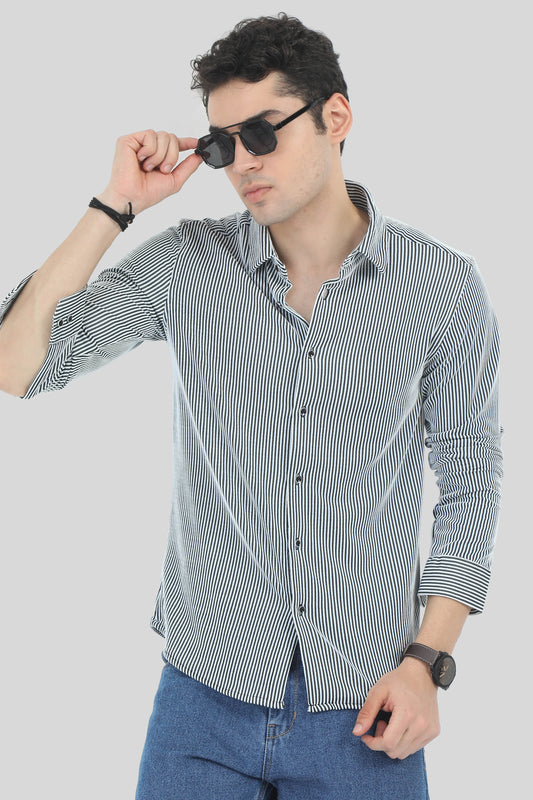 Black Striped  Shirt