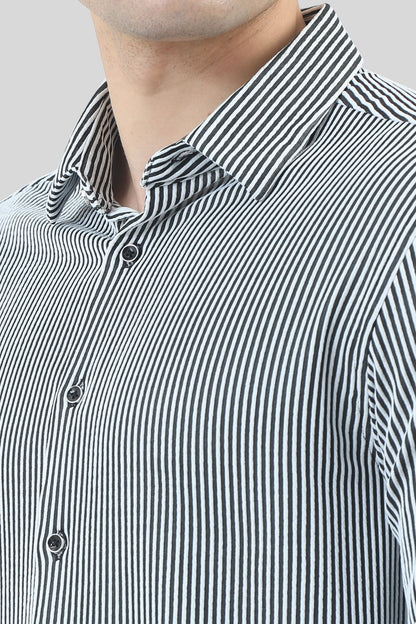 Black Striped  Shirt