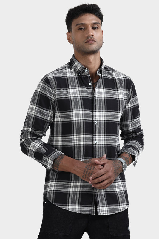 Midnight plaid elegance Shirt