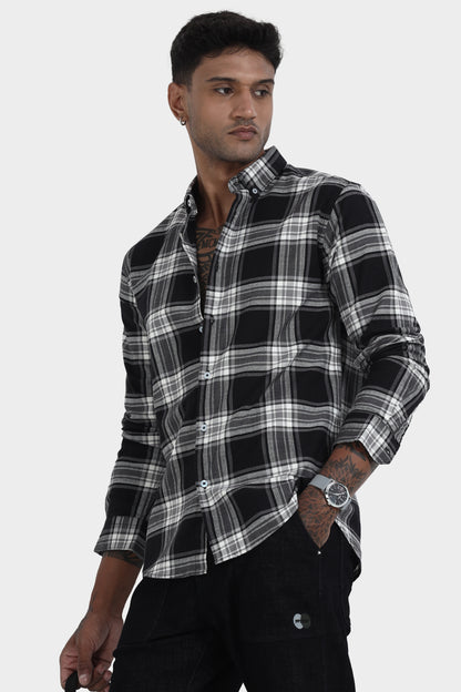 Midnight plaid elegance Shirt